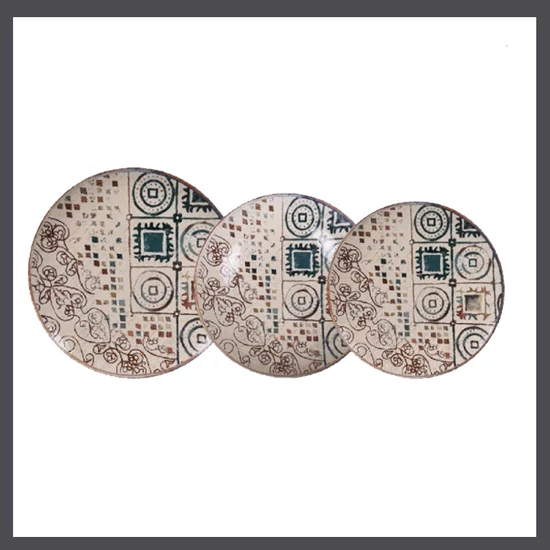 Monaco creta 12 részes porcelán étkészlet LM-CRE26140