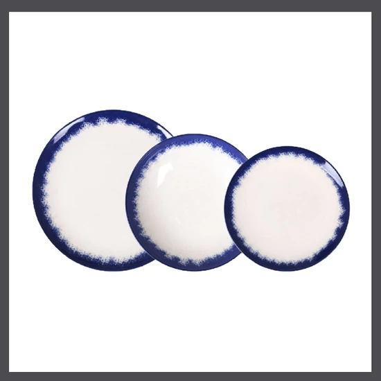 Santorini monaco 12 részes porcelán étkészlet SAN26140