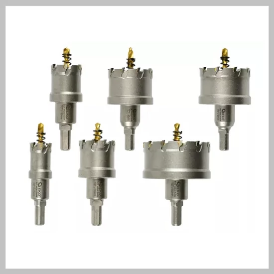 Koronafúró készlet titánium bevonattal 6db-os HA-0060