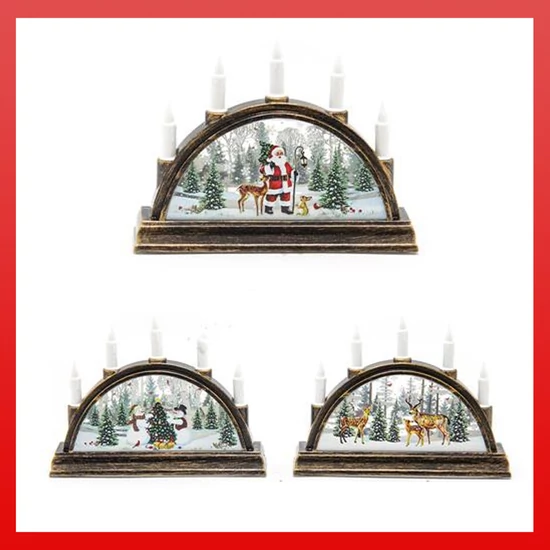 ES07529 Ledes gyertyatartó 15x11cm 45974