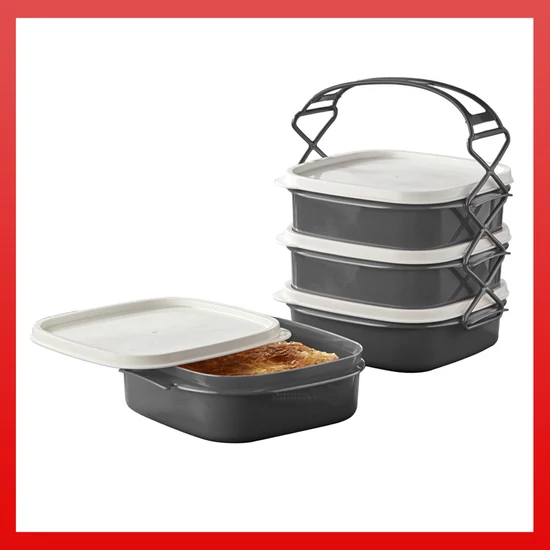 Herzberg 4 részes ebéddoboz HG-L765