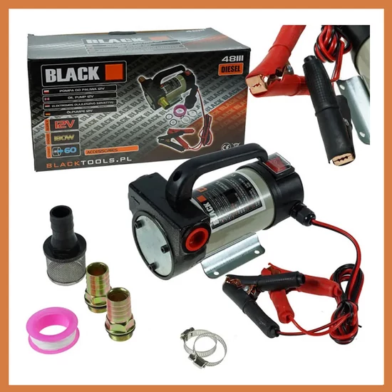 BLACK diesel üzemanyag szivattyú 12v – 48111