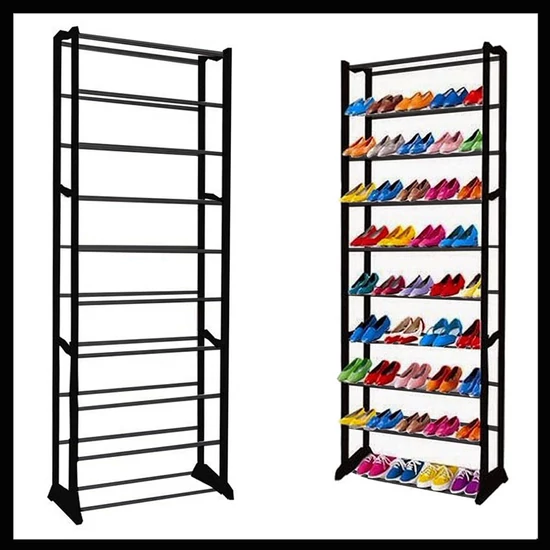 Cipőspolc 30 pár cipőnek - fém 15206_CZ