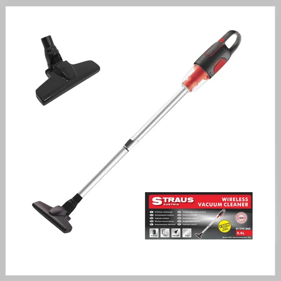Straus Vezeték Nélküli Akkumulátoros Porszívó 0.6L ST/CVC-060