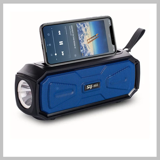 SY-968 Napelemes bluetooth hangszoró beépített zseblámpával,rádióval - holm9641