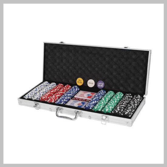 500 db-os póker szett alumínium táskában HOP1001570
