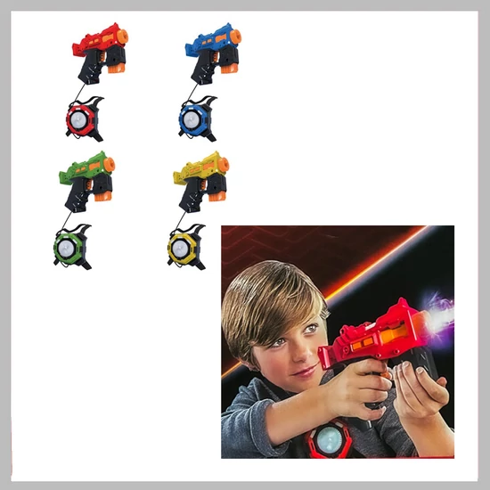 4 személyes lézerfegyver szett 1001568