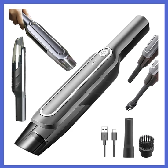 Vezeték nélküli HEPA szűrős autó porszívó 24374