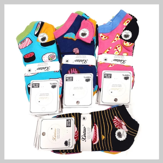 Pamut női zokni 35-41 1 db 82381