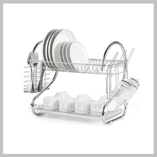 Cheffinger Kétszintes edényszárító CF-DR01