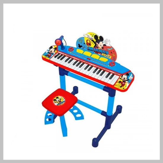 Mickey Mouse elektronikus gyerek szintetizátor üléssel M5567
