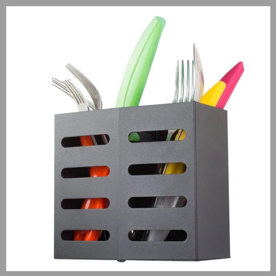 Konyhai falra szerelhető evőeszköz szervező lefolyó 24254