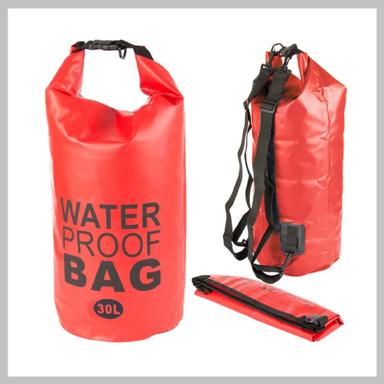 Vízálló táska túra hátizsák 30L piros 01879_CZE