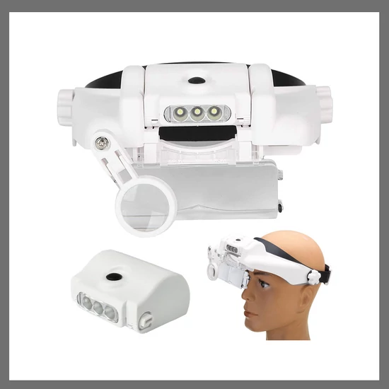 Fejre rögzíthető nagyító 
09126