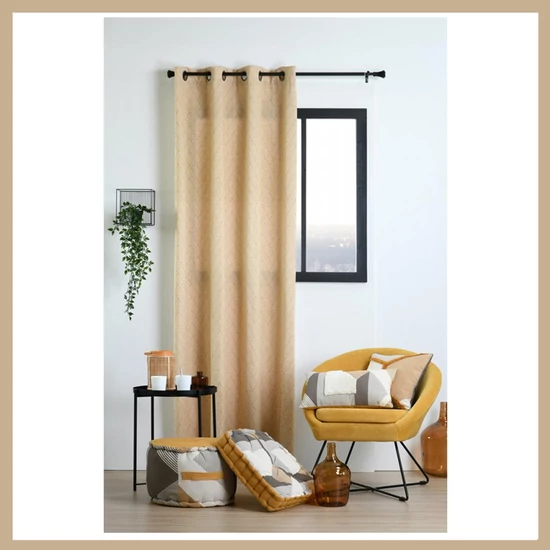 Készfüggöny 140x260 mustár R6D155001