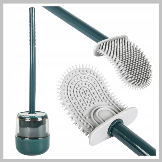 Szilikon wc kefe szett 01809