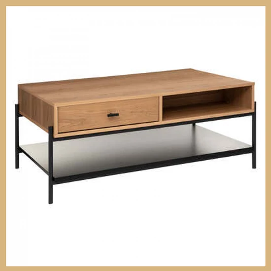 Simon dohányzóasztal natúr fa 179087