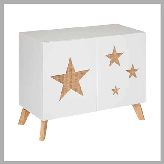 Csillag mintás gyerek szekrény 193998