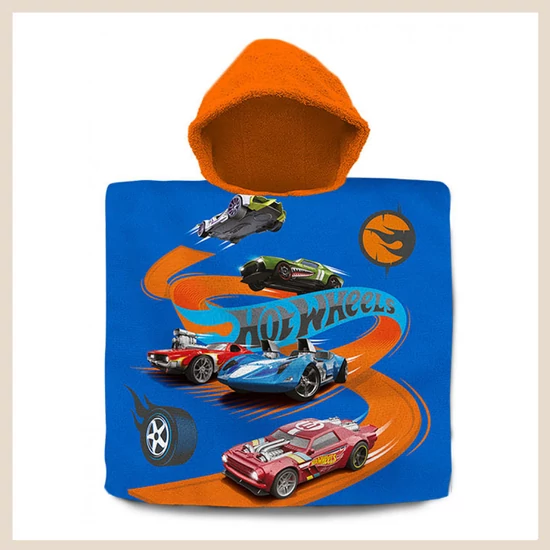 Hot Wheels strand törölköző poncsó ZTNEWA00013HW