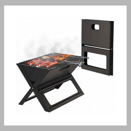 Turisztikai összecsukható faszén kerti grill ADG.BBQ4858