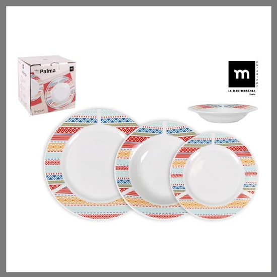 PALMA 18 részes kerek étkészlet ZT9211D1805