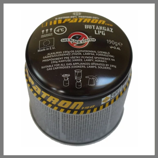 Gázpalack 190gr 6445