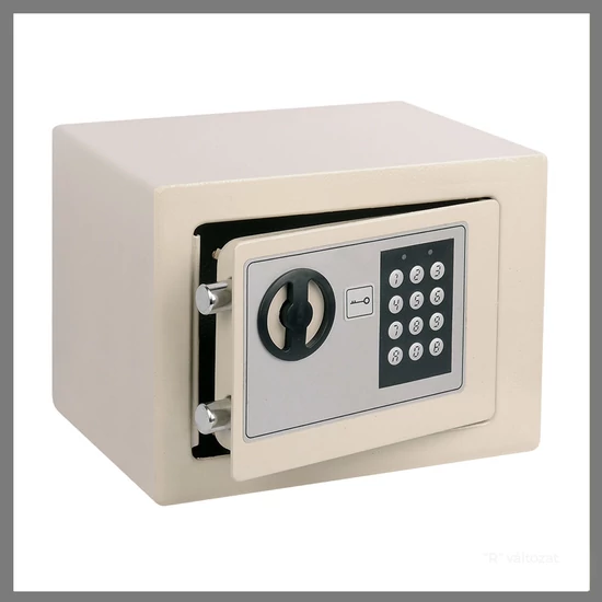 Széf digitális 230*170*170mm fehér HS2317CW