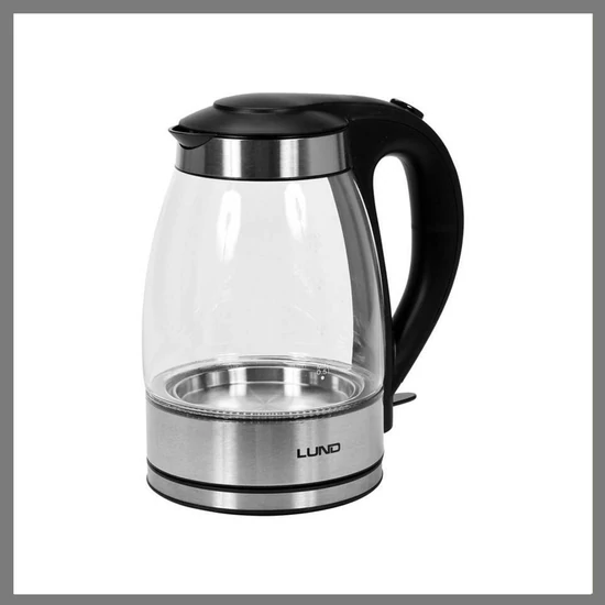 Lund üveg vízforraló LED fénnyel - 1,8L TO-68172