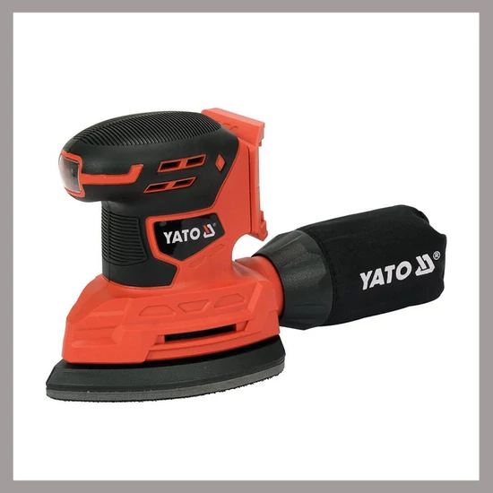 YATO Akkus delta rezgőcsiszoló 84 x 184 mm 18 V Li-Ion (akku + töltő nélkül) YT-82755