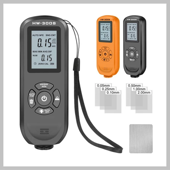 HW 300 Digitális rétegvastagság mérő, festék vastagság mérő holm9873