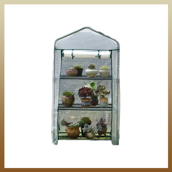 Mini mobil üvegház - melegház - három emeletes holm8220