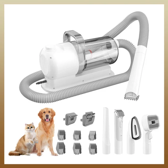 Kisállat porszívó és kozmetikai készlet holm8426