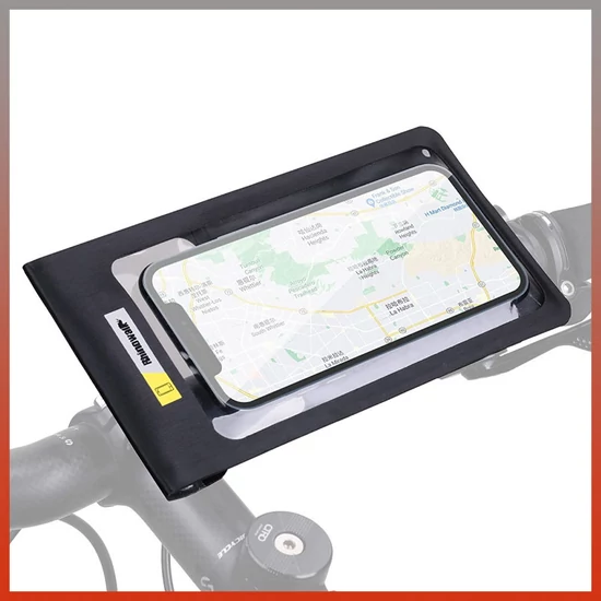 Vizálló biciklis telefontartó szürke holm7070