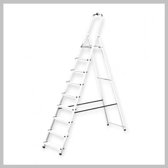 Hitman Egyoldalas Aluminium Létra 176cm magas, 9 lépcsőfokos, 125 kg HT-NIL-6487