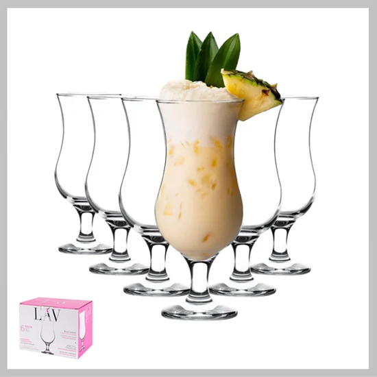 LAV 6 db üveg koktél pohár készlet 390 ml  Fiesta FST577