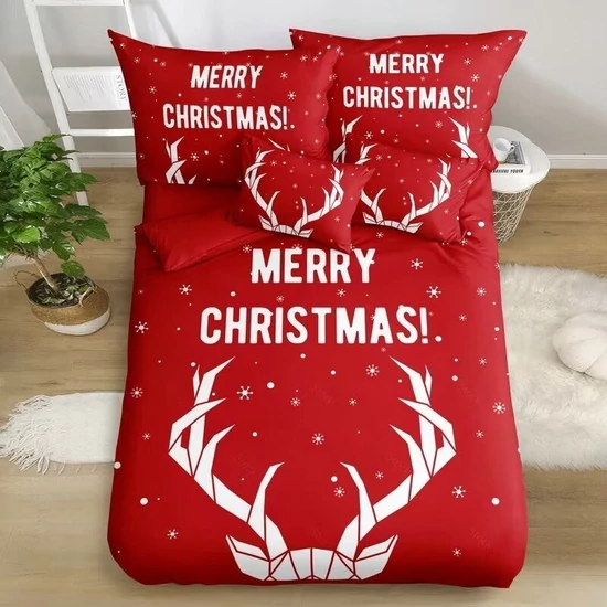 7 részes minőségi karácsonyi ágynemű X-mas 17 KC-04