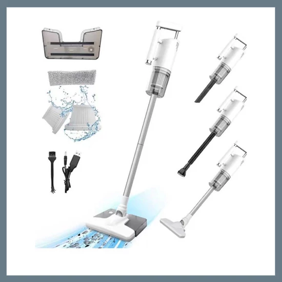 Vezeték nélküli porszívó fehér vezpor2