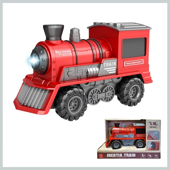 Mozdony Inertia Train efektusokkal 23,5cm 038546