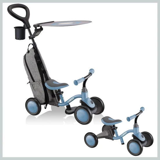 Globber lábbal hajtós motor 3v1 Deluxe - Learning Bike 3 az 1 Deluxe 405818