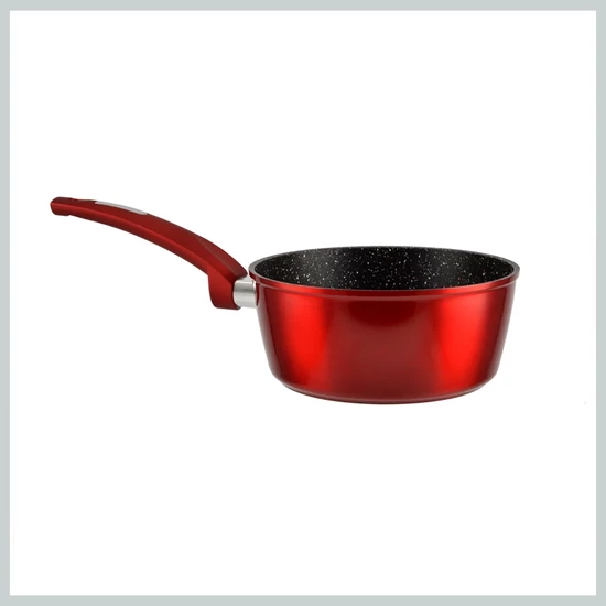 Perfect Home Metal Red Line tapadásmentes alumínium nyeles lábas fedő nélkül 18 cm indukciós 15713