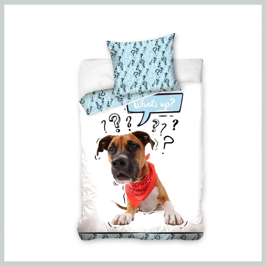 Kutyás ágyneműhuzat What's up?  160×200cm CBX203005NLB