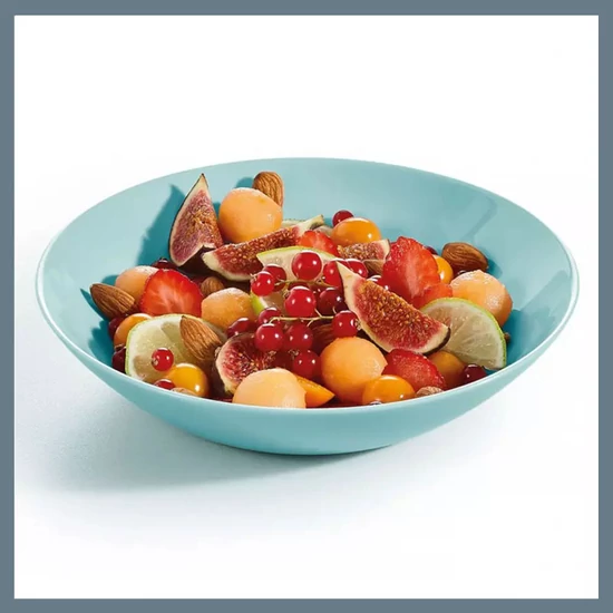 Diwali tányér 20cm, világos türkiz 85P2019