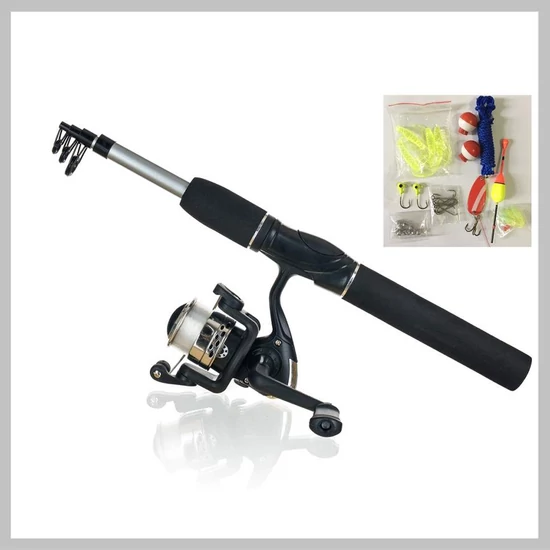 SPORTWELL Horgászkészlet - teleszkópos bot 180 cm, tartozékokkal 51061005