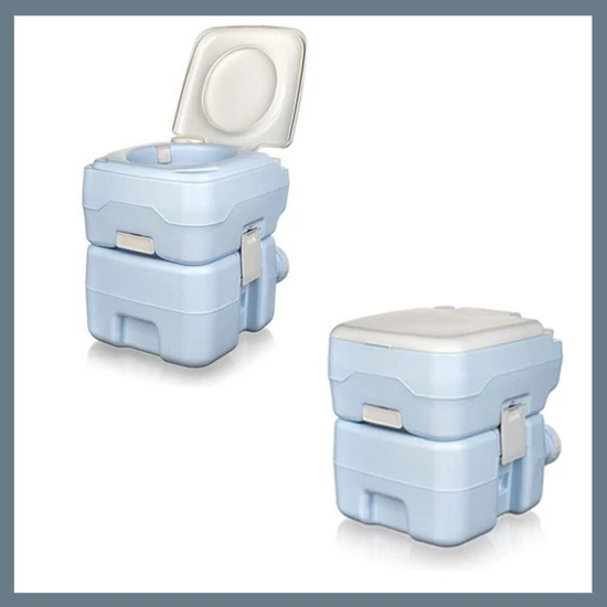 Hordozható WC 20L, kék50660401