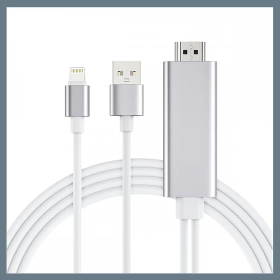 Choetech Lightning(iOS) -> HDMI 1.8M kábel holm6968