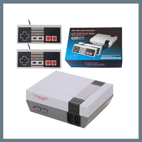 Retro TV játék konzol 620 beépített játékkal 2 irányítóval KE23-06