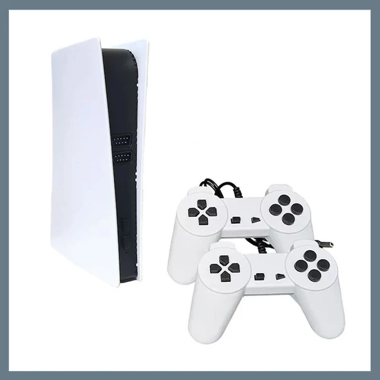 Lehuai DS 5 játékkonzol 2000 játékkal, 2 vezérlővel LEHUAIDS5