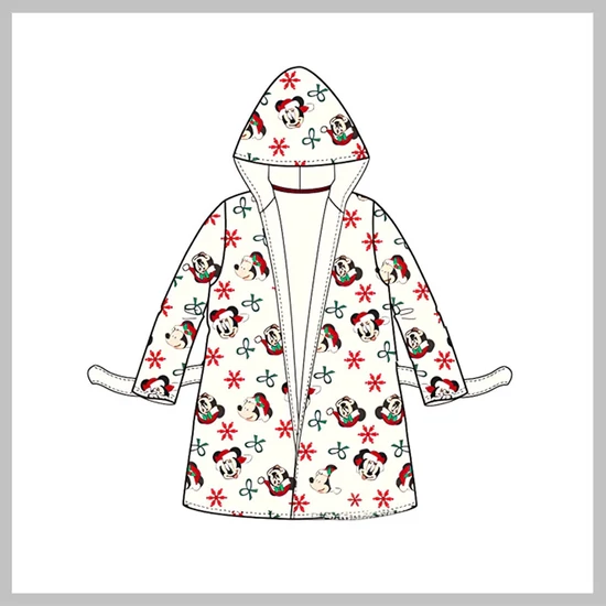 Karácsonyi disney Minnie egér köntös, fehér SNXXH20059A