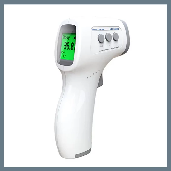 Érintésmentes infravörös digitális hőmérő LCD kijelzővel KE20-1636