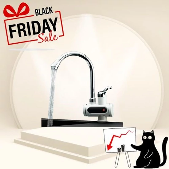 Mondigiano álló bekötésű átfolyós vízmelegítő - BLACK FRIDAY